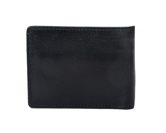 Black Color Pure Leather Wallet For Men, Art:- LA-1390 Pack of 50