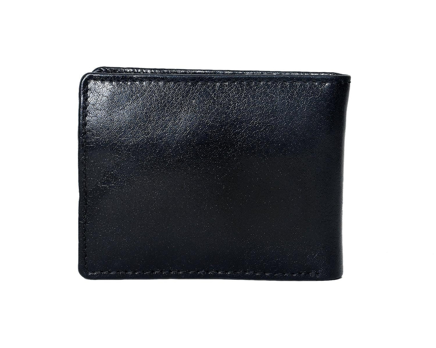 Black Color Pure Leather Wallet For Men, Art:- LA-1398 Pack of 50
