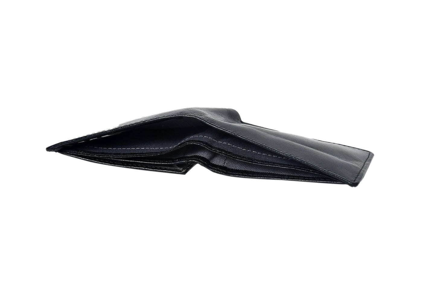 Black Color Pure Leather Wallet For Men, Art:- LA-1398 Pack of 50