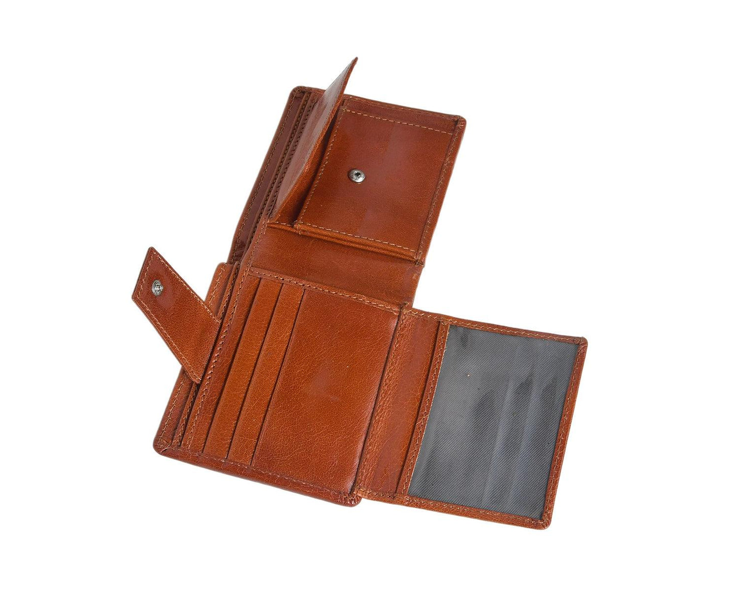 Tan Color Pure Leather Wallet For Men, Art:- LA-1399 Pack of 50