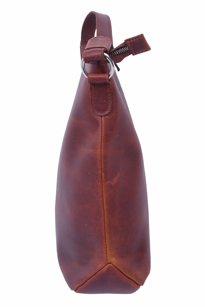 Brown Leather Sling Bag: The Classic Companion. Art: BG-1275 Pack of 25