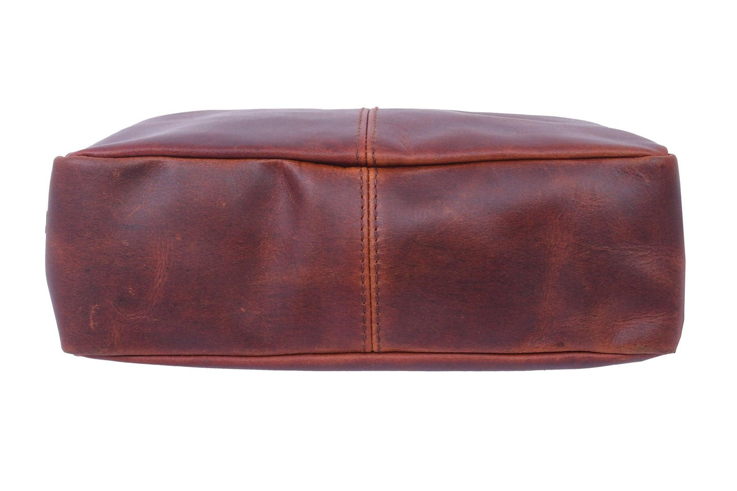Buff Premium Leather Compact Shoulder Satchel Bag For Men With Extra Storage and Durable Build Quality (Brown) Art: BG-1278 Pack of 25