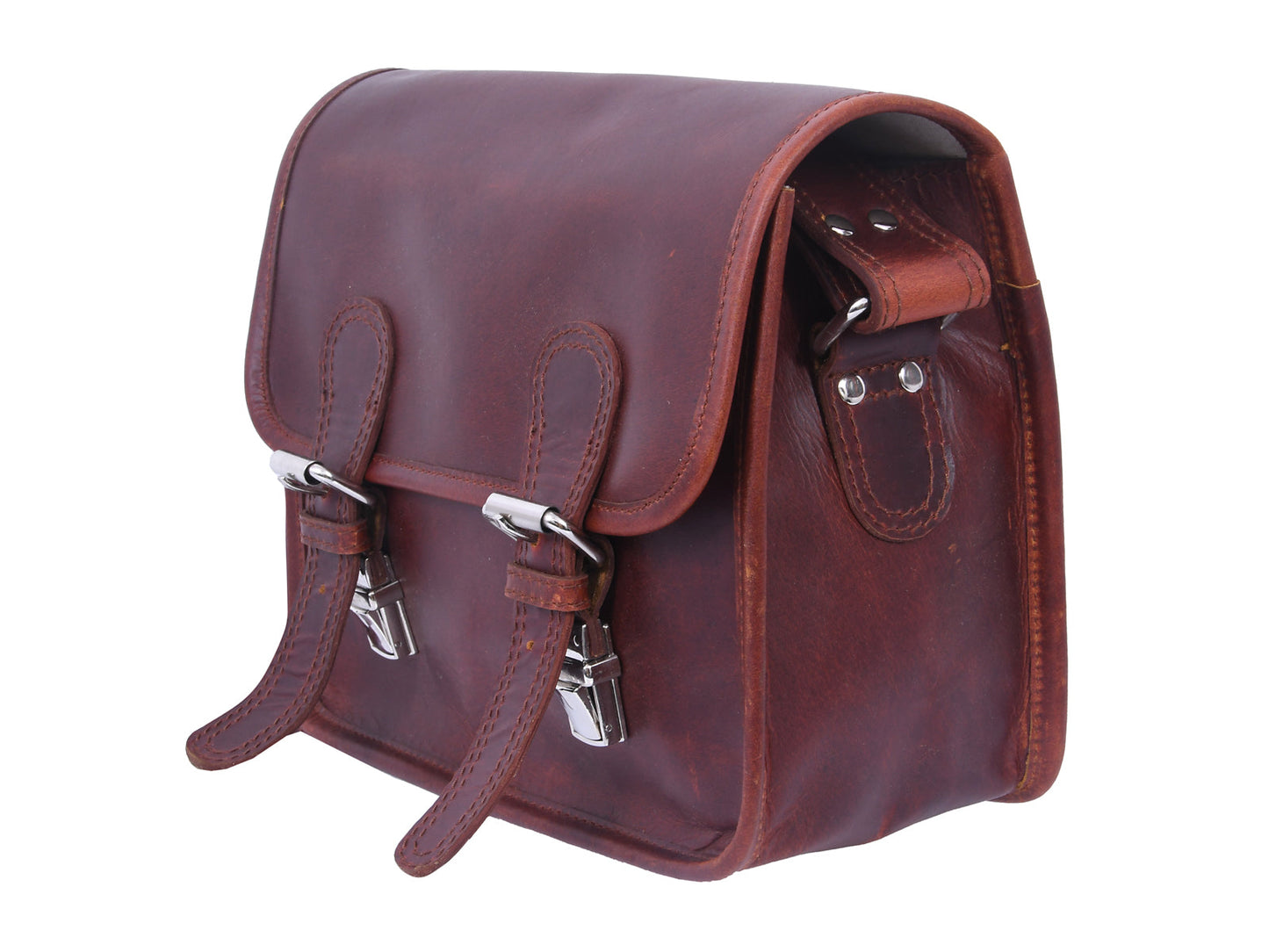Timeless Elegance: Brown Leather Messenger Bag. Art: BG-1280 Pack of 25