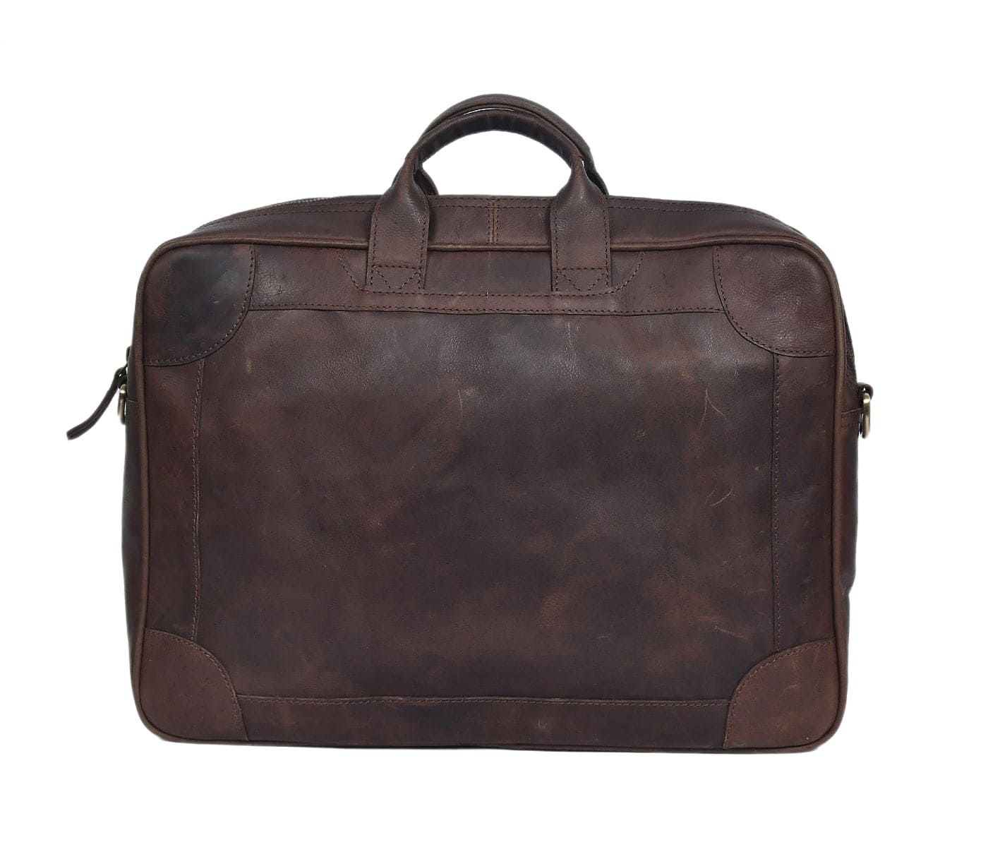 Elevate Your Style with Our Premium Brown Leather Messenger Bag. Art: BG-1437 Pack of 25