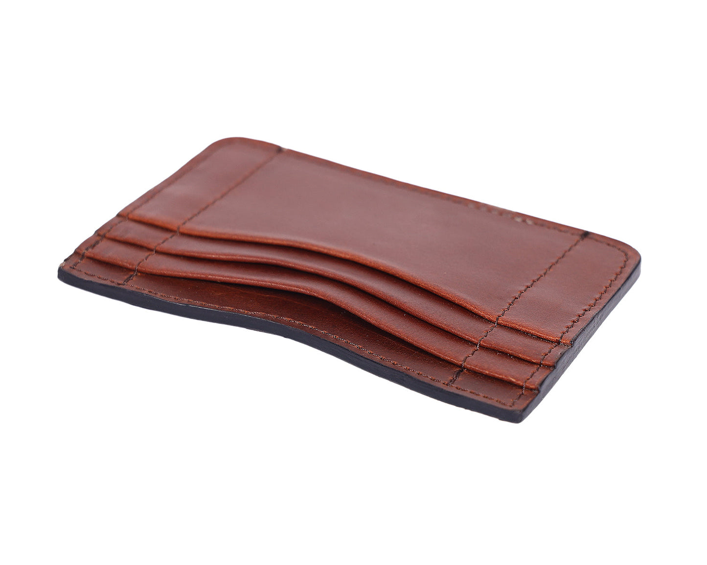 Elegant Brown Leather Card Holder: A Stylish Essential for Your Cards.ART:-LA-1463 Pack of 50