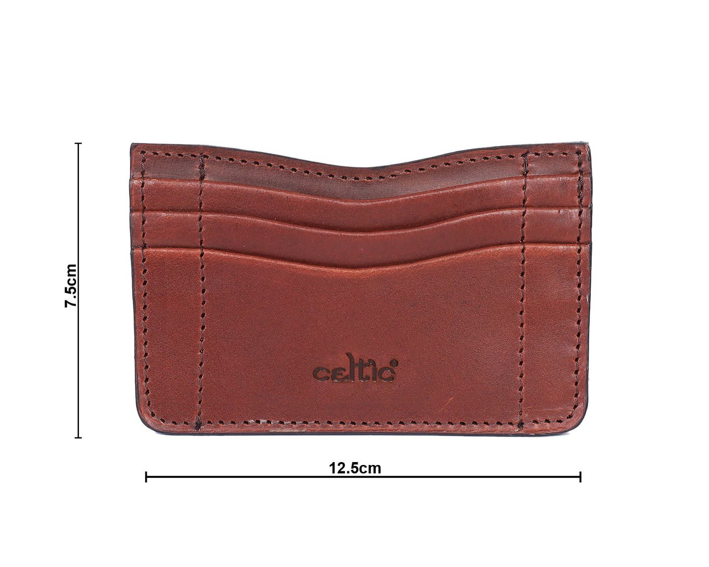 Elegant Brown Leather Card Holder: A Stylish Essential for Your Cards.ART:-LA-1463 Pack of 50
