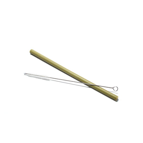 Bamboo Natural Straws (pack of 4) with cleaner Pack of 50
