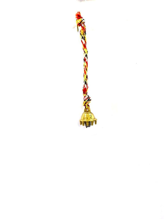 Brass Car Hangings Bell Chimes Sweet Melody Utility Decoration From Tamrapatra Pack of 50