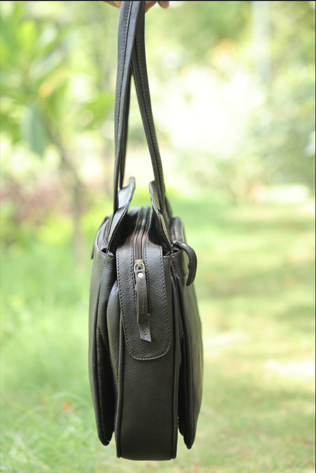 Elegant NDM Soft Leather Tote Bag – Luxurious, Spacious, and Versatile. Art:-BG-1609 Pack of 25