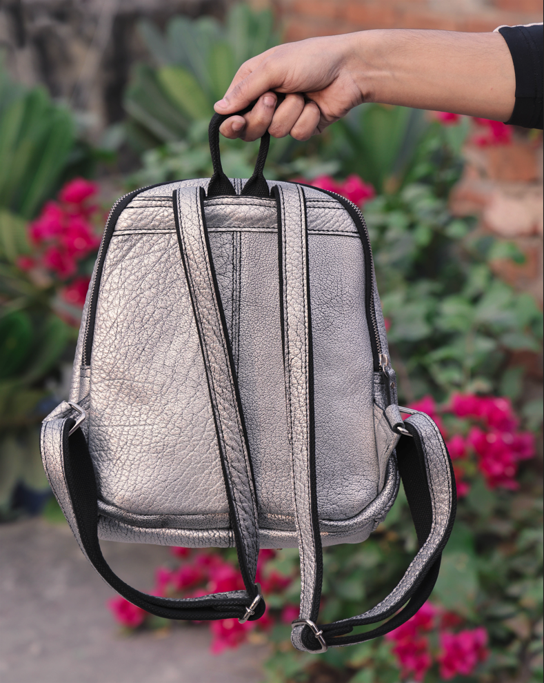 Elevate Your Style with Our Premium Brown Leather Backpack. Art: BG-1383 Pack of 25