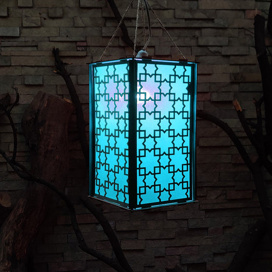 DIY ECOFRIENDLY MDF KANDIL - JAALI PATTERN - Pune Handmade Papers