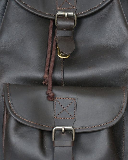 Brown Leather Backpack: Timeless Style and Versatility, Art: BG-1538 Pack of 25