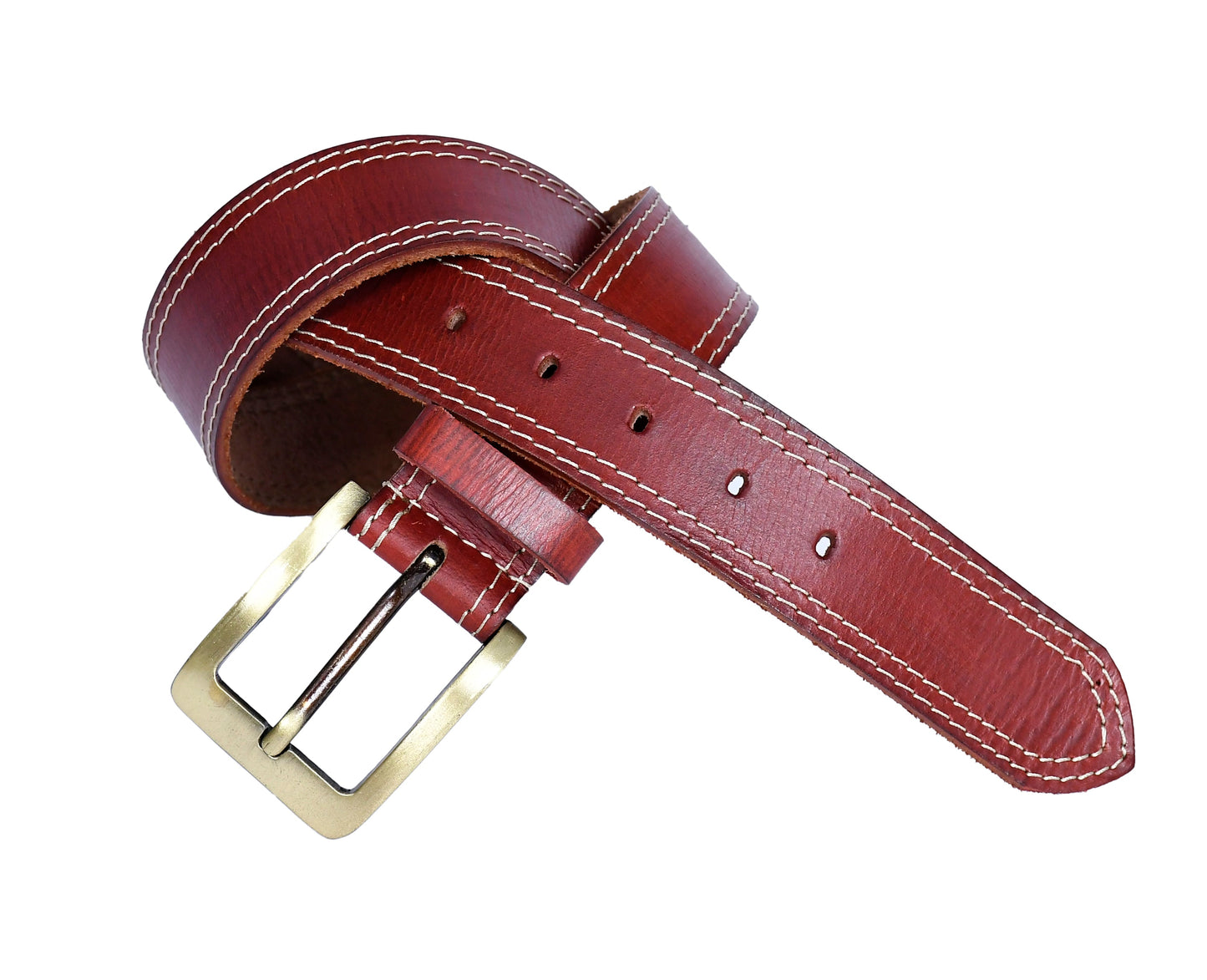 Premium Red Leather Belt, Art: LB-805 Pack of 50