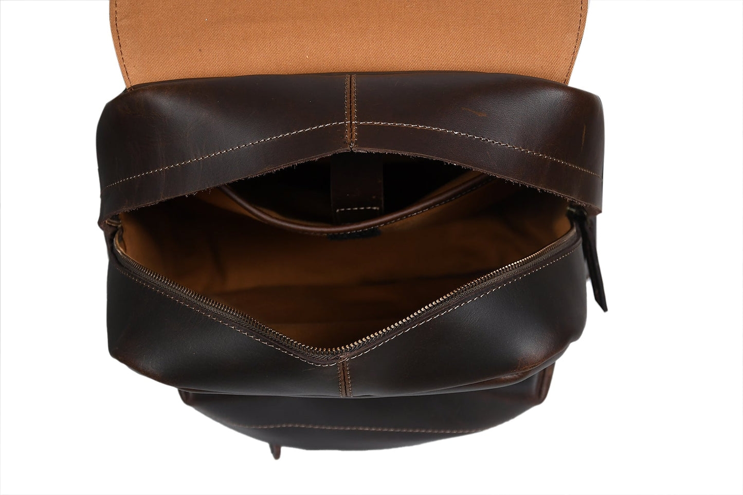 Timeless Elegance: Brown Leather Backpack - Your Perfect Companion. Art: BG-1392 Pack of 25