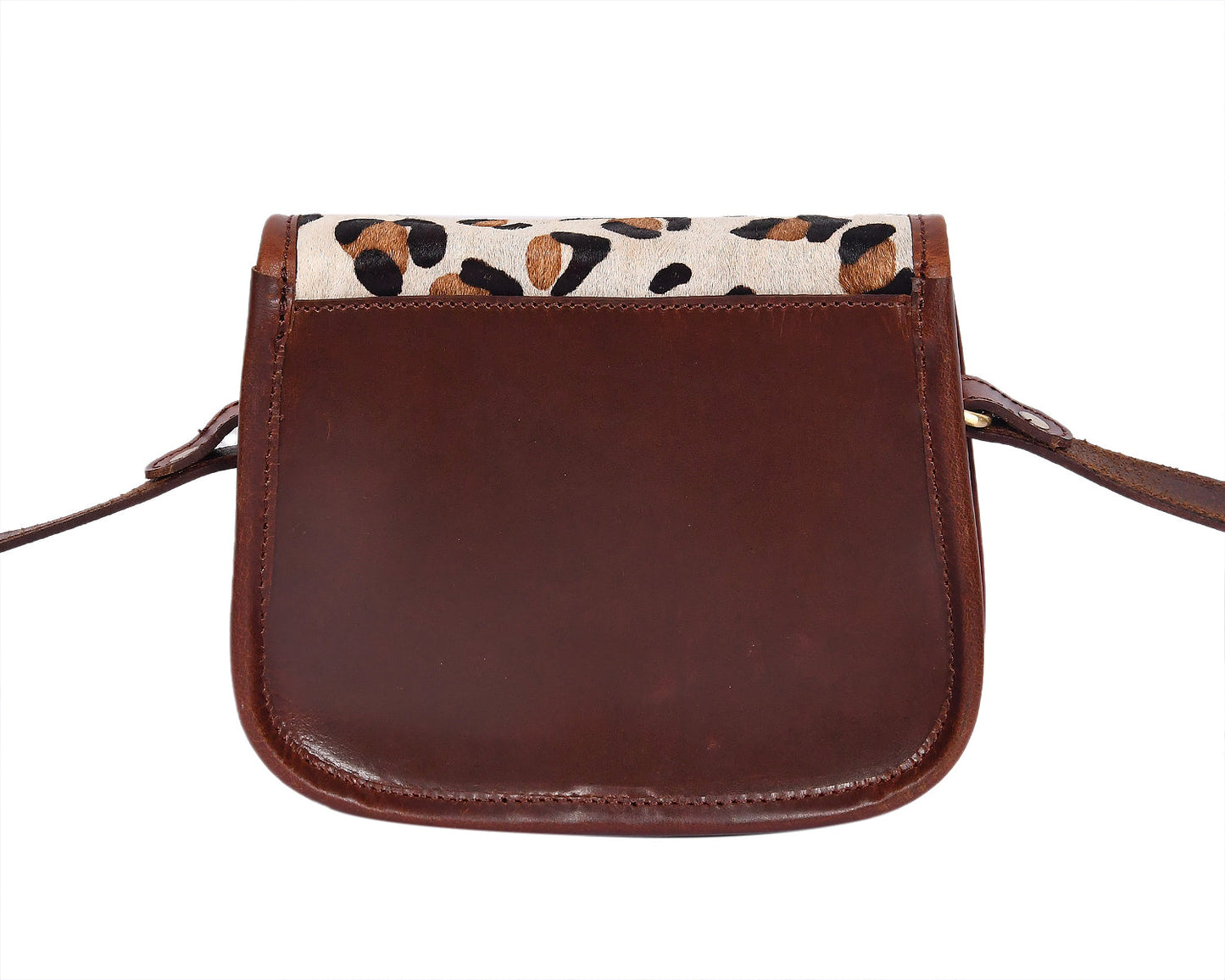 Wild Elegance: Sling Bag with Printed Hair on Leather. Art: BG-1441 Pack of 25
