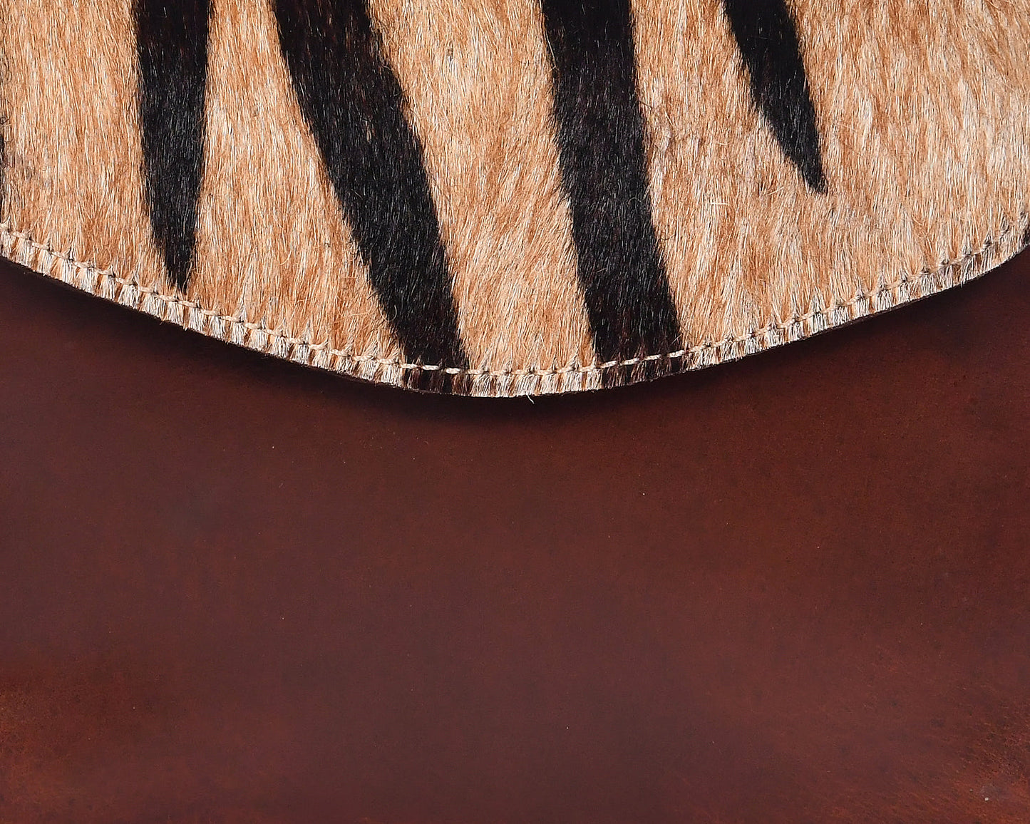 Elevate - Brown Leather Sling Bag with Hair-On Leather, Art: BG-1445 Pack of 25