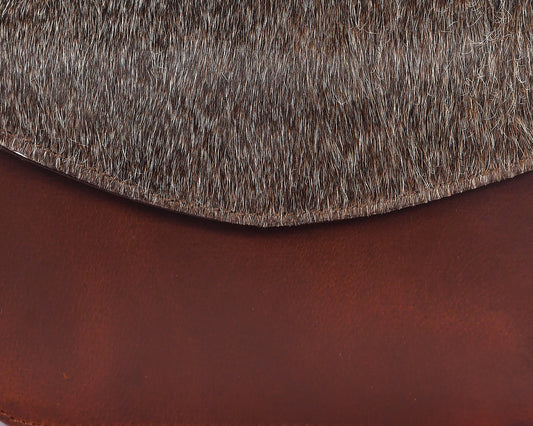 Elevate Your Style with our Grey Hair on Leather Sling Bag. Art: BG-1447 Pack of 25