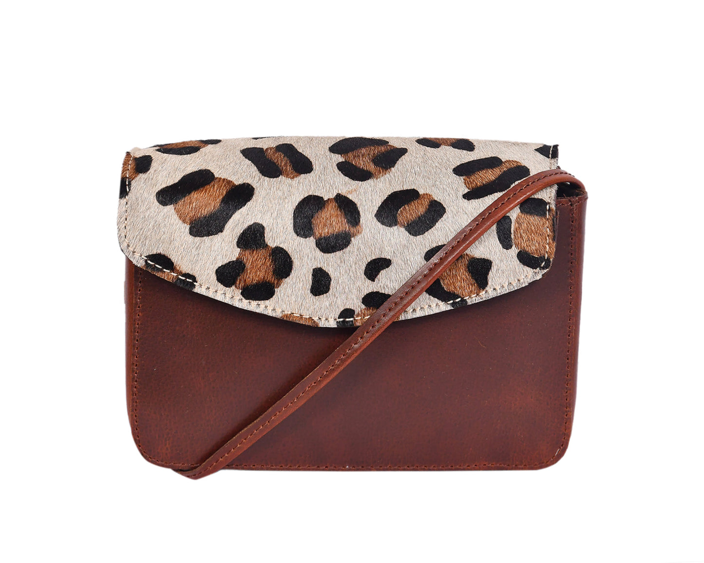Luxurious Sling Bag with Printed Hair on Leather - Elevate Your Style. Art: BG-1451 Pack of 25