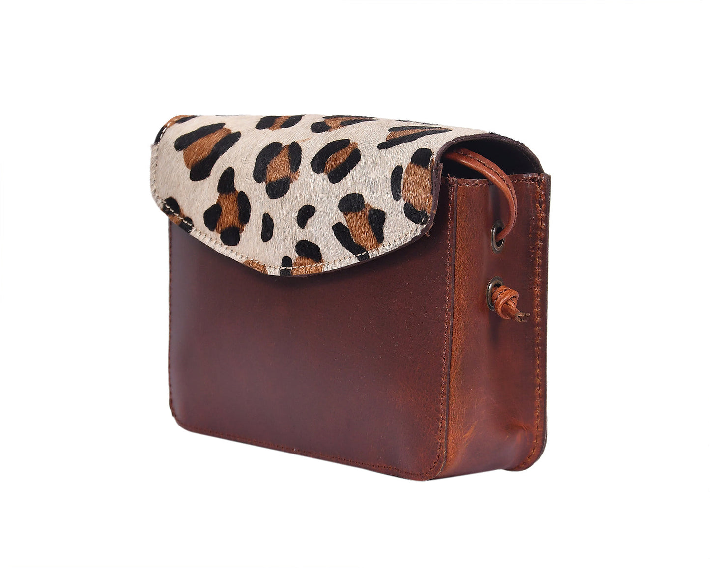 Luxurious Sling Bag with Printed Hair on Leather - Elevate Your Style. Art: BG-1451 Pack of 25
