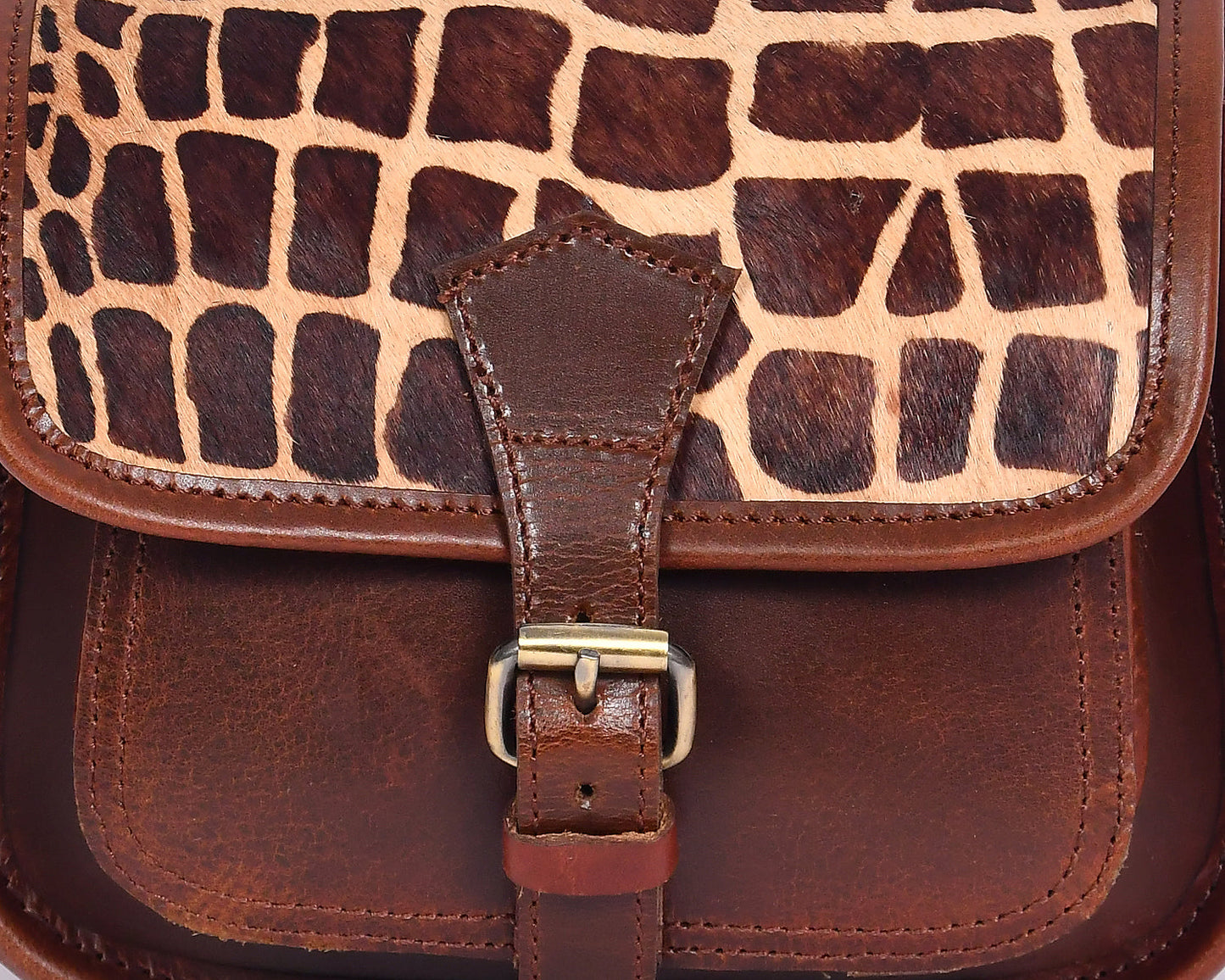 Elevate Your Style with our Printed Hair on Leather Sling Bag. Art: BG-1453 Pack of 25