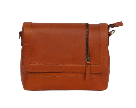 Timeless Elegance: Discover Our Brown Leather Crossbody Collection. Art: BG-1394 Pack of 25