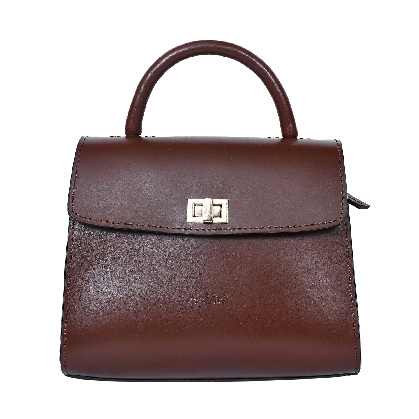 Brown color pure leather sling bag for girls and women with glorious finished work. Art: BG-1566 Pack of 25