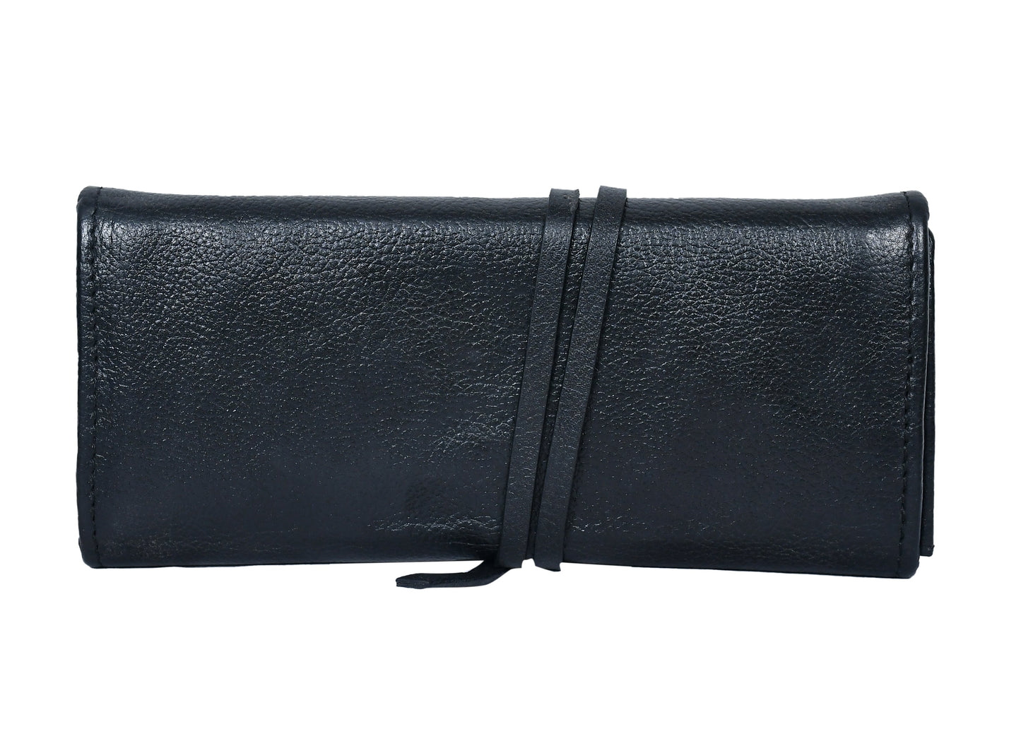 Black color pure leather clutch with glorious finished work. Art: BG-1728 Pack of 25