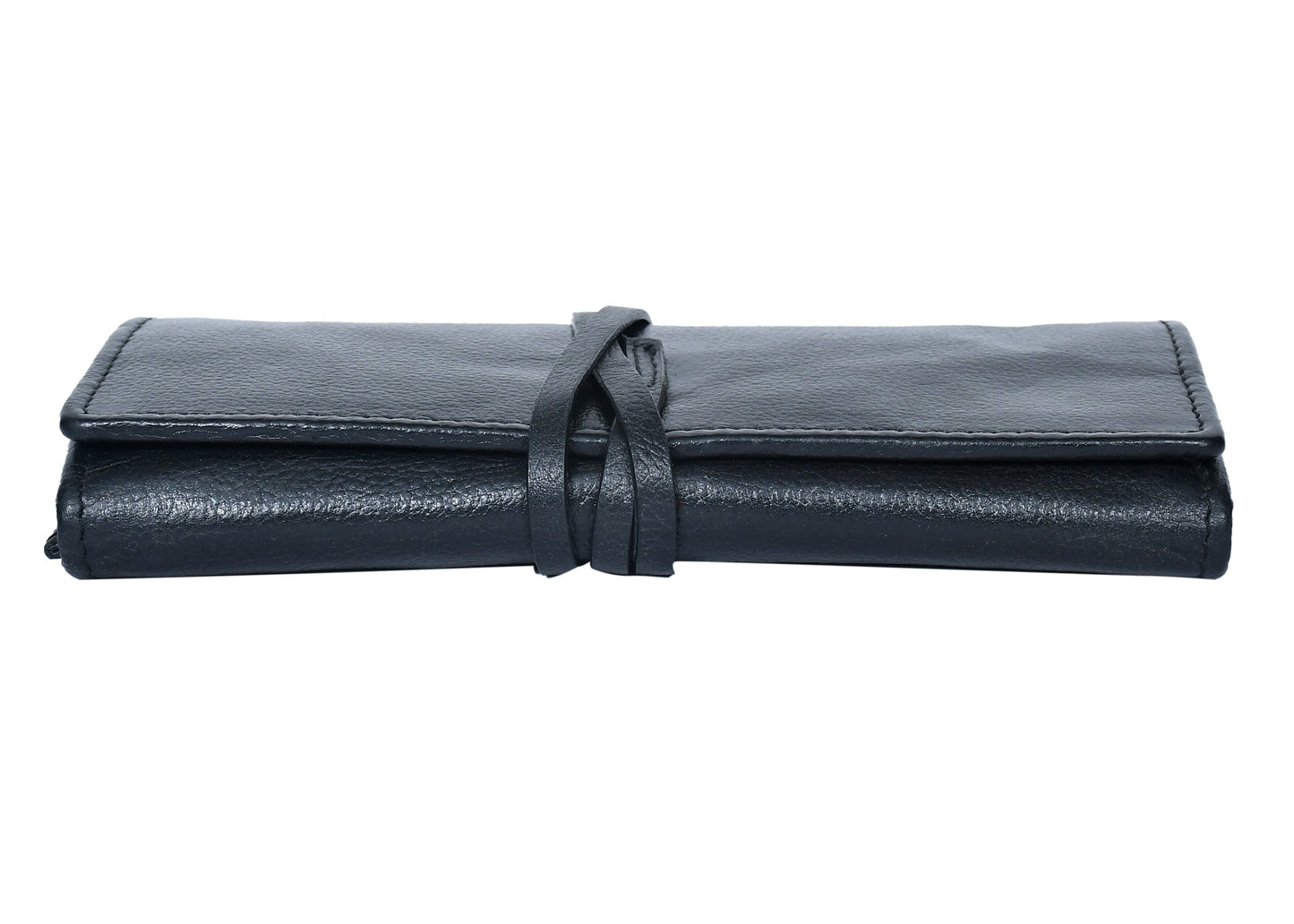 Black color pure leather clutch with glorious finished work. Art: BG-1728 Pack of 25