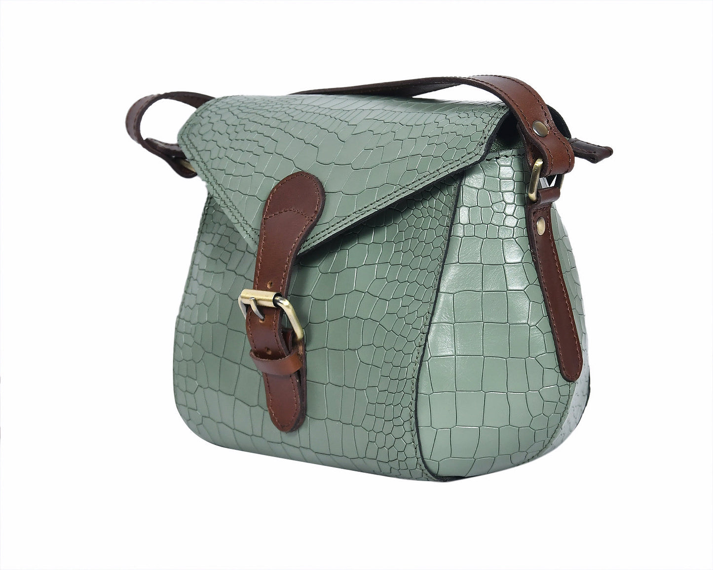 Elevate Your Style with Our Black Croro Leather Sling Bag. Art: BG-1460 Pack of 25