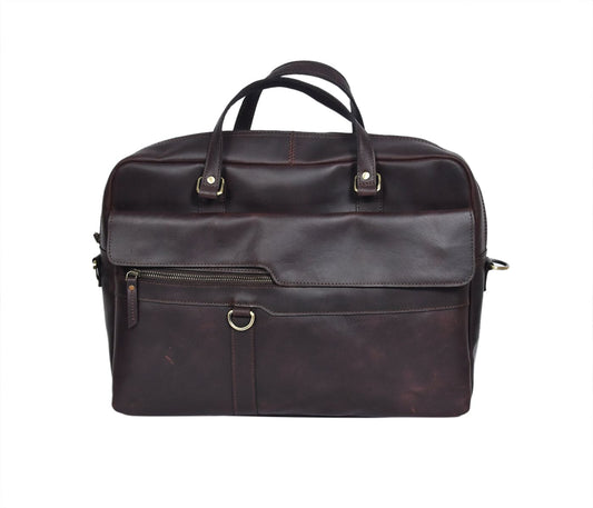 Timeless Elegance: Brown Leather Messenger Bag - Your Perfect Everyday Companion. Art: BG-1431 Pack of 25