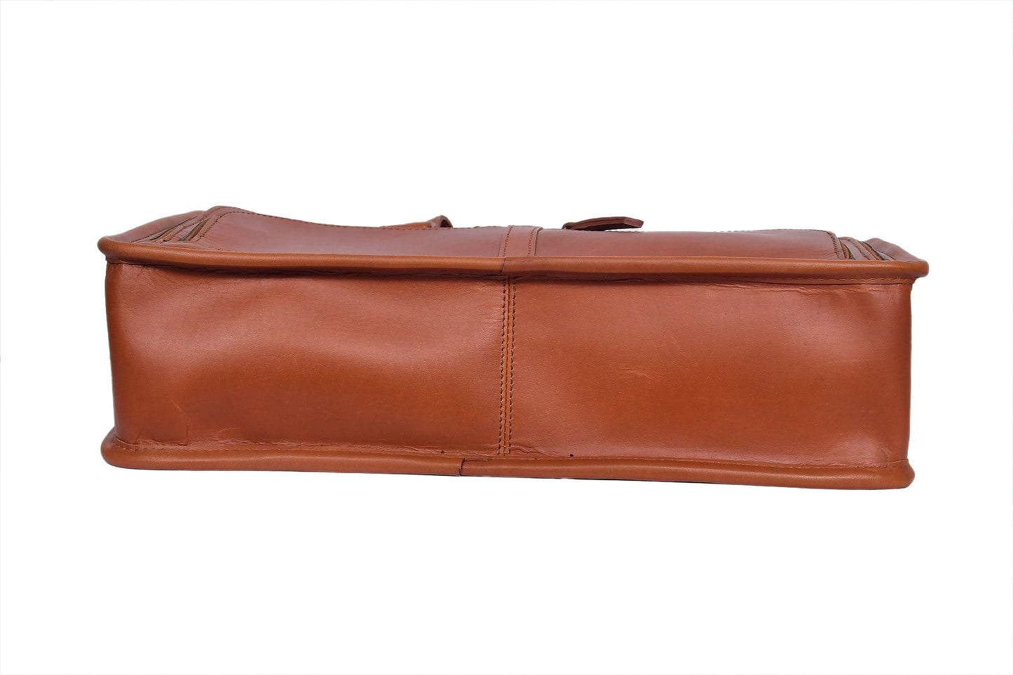 Stylish Tan Messenger Bag with Abundant Storage and Multiple Zip Compartments, Art: BG-1435 Pack of 25
