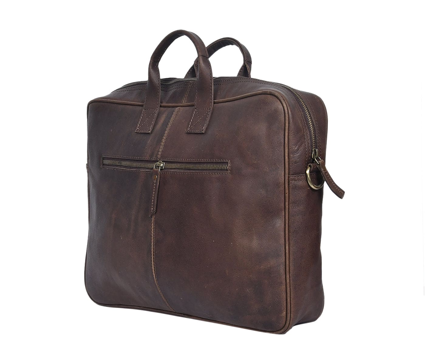 Elevate Your Style with Our Premium Brown Leather Messenger Bag. Art: BG-1437 Pack of 25