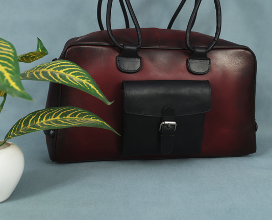 Premium Leather Stylish Duffle Bag – Elegant, Durable & Spacious Travel Companion, BG-1714 Pack of 25