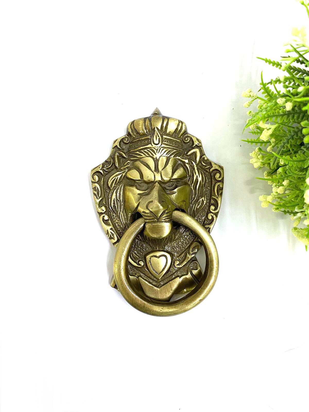 Designer Door Knockers Brass Handicrafts Excellent Choice For Homes Tamrapatra Pack of 50