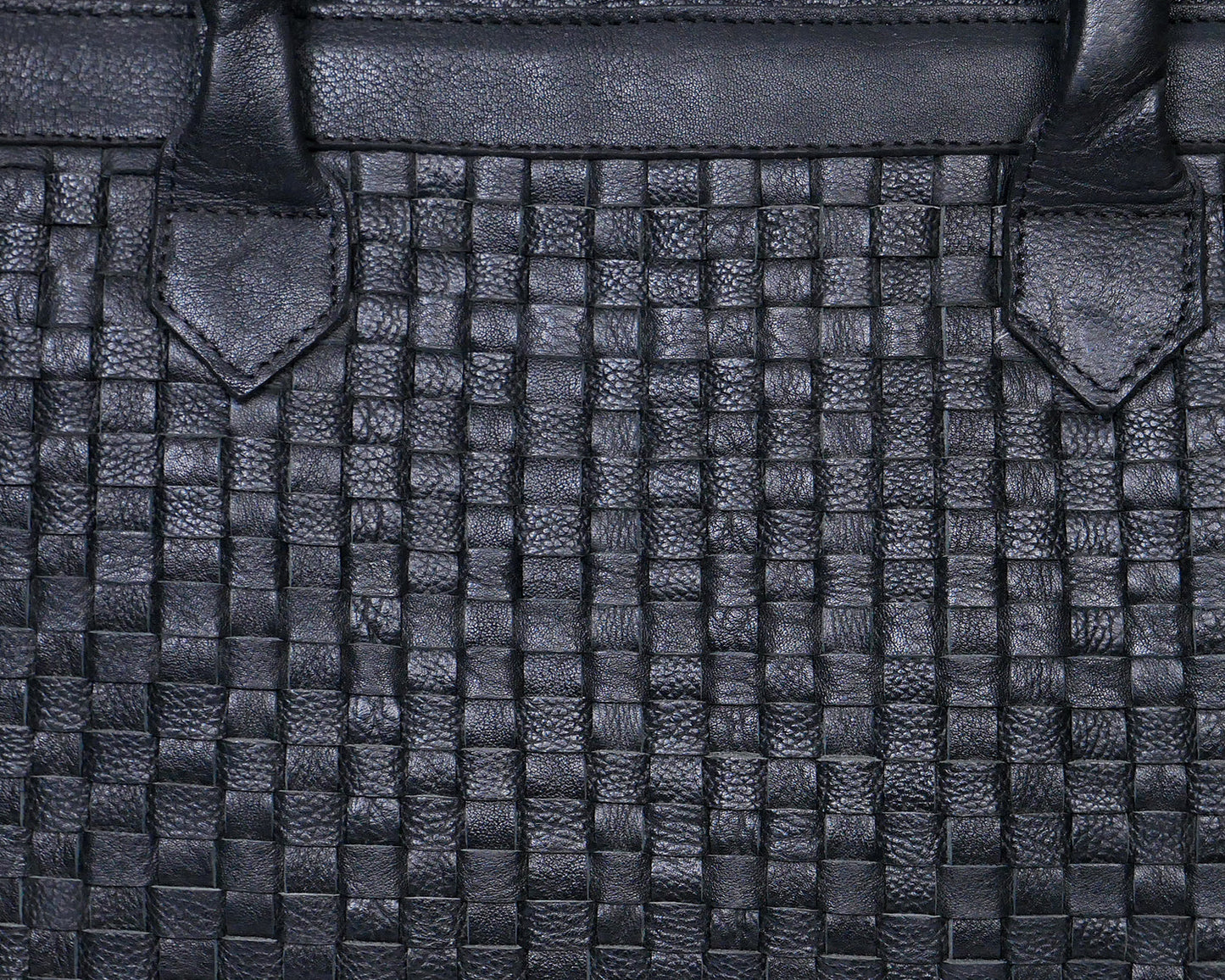 Luxury Noir: Black Leather Shoulder Bag. Art: BG-1495 Pack of 25