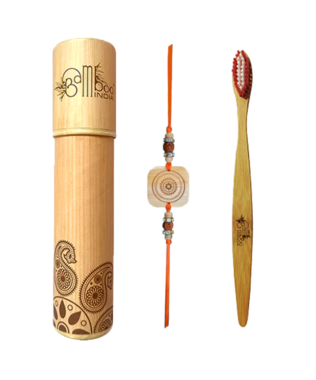 Bamboo Rakhi Combo Pack