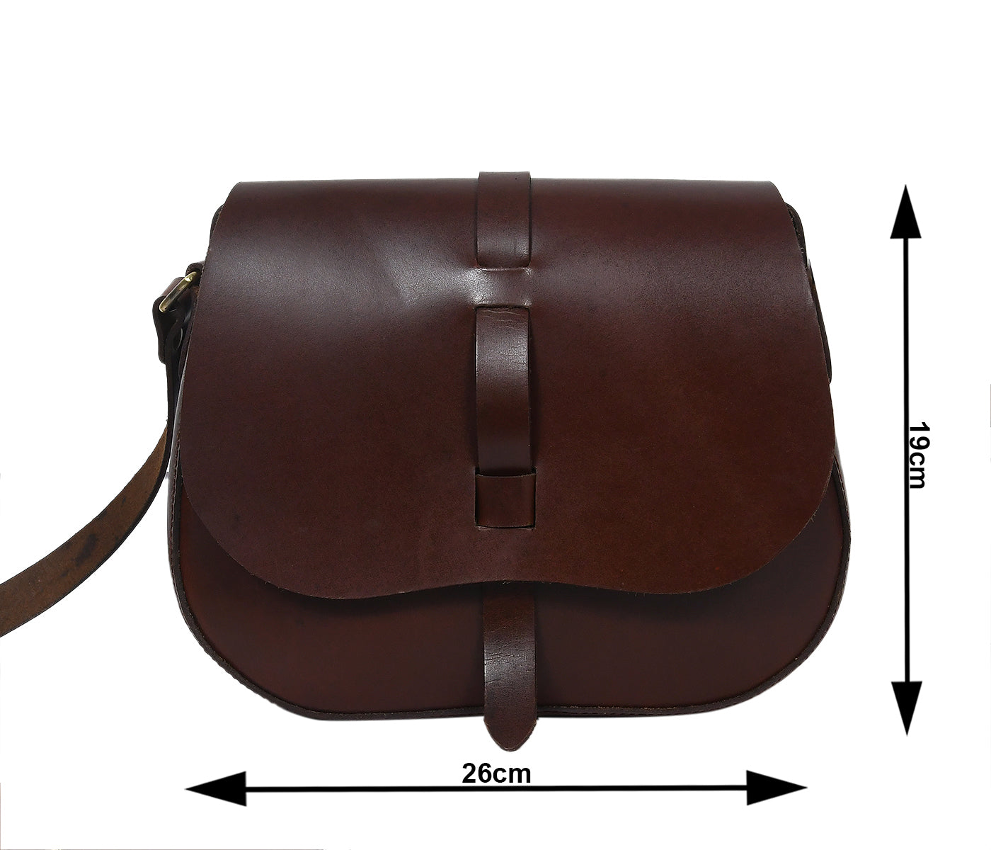 Celtic Latest Brown Leather Sling Bag Stylish and Versatile. Art: BG-1410 Pack of 25