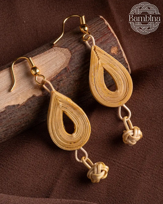 Droplets with bead earrings Pack of 50