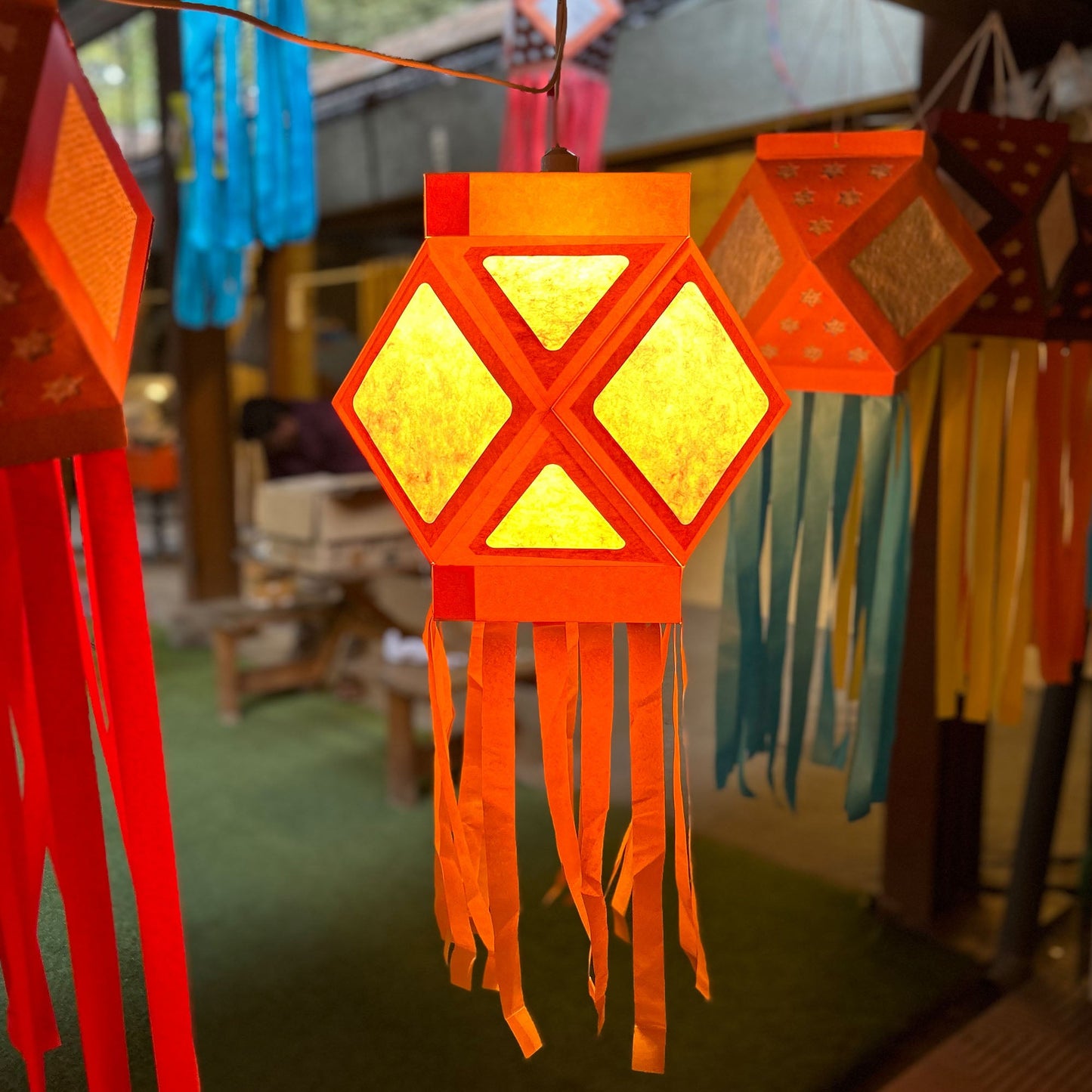 TRADITIONAL DIWALI FLATPACK KANDIL Pack of 50