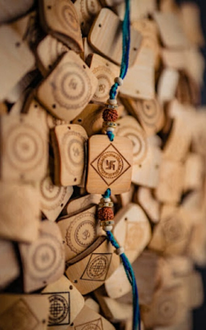 Bamboo India Handmade Bamboo Rakhi - Celebrate Raksha Bandhan Pack of 50