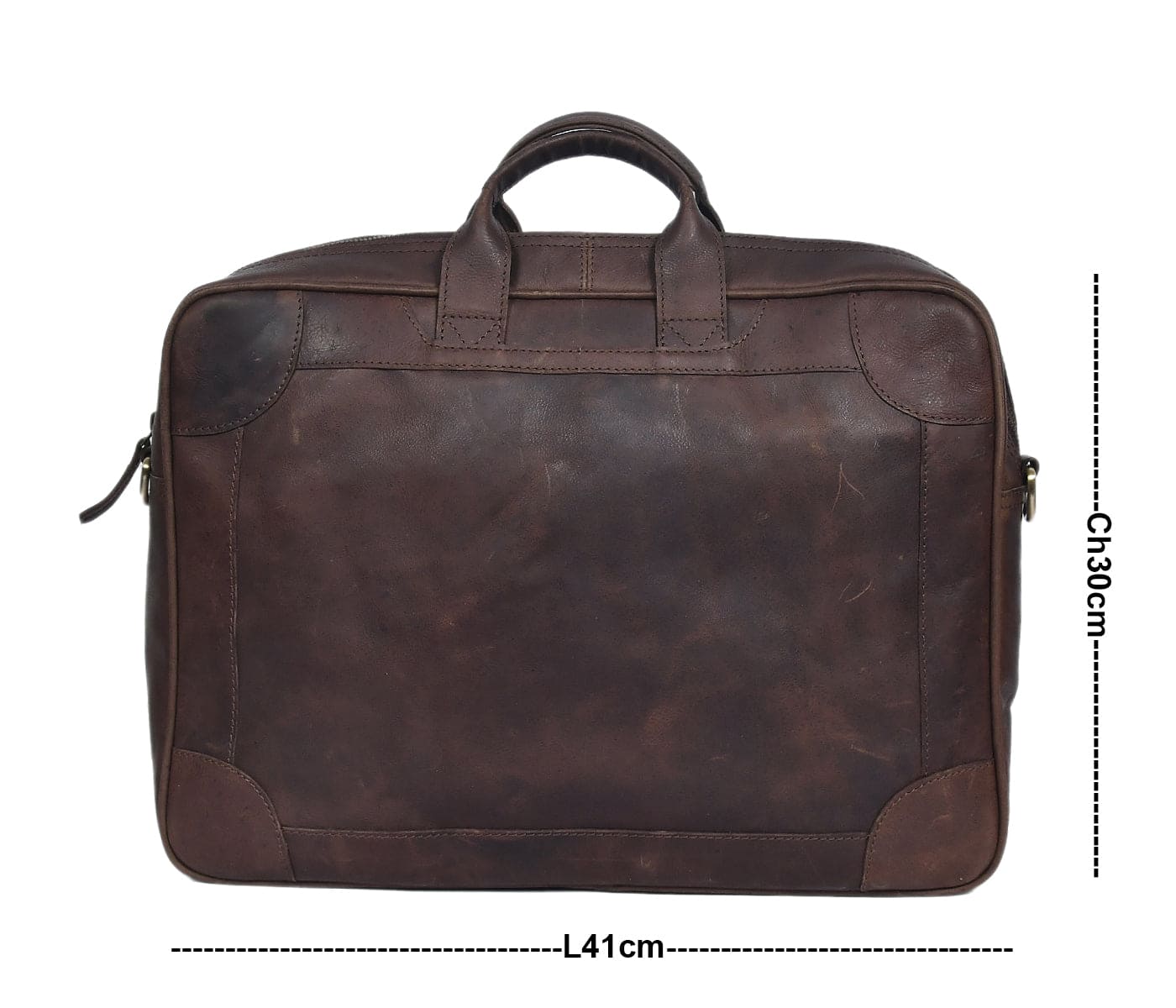 Elevate Your Style with Our Premium Brown Leather Messenger Bag. Art: BG-1437 Pack of 25