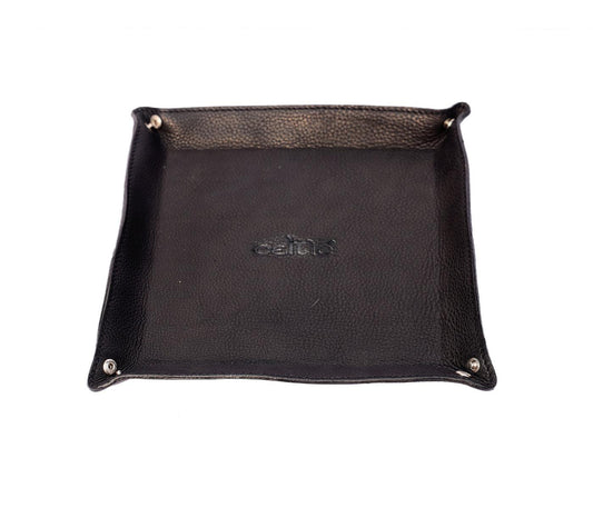 Black Color Pure Leather Tray For Office Use Pack of 50
