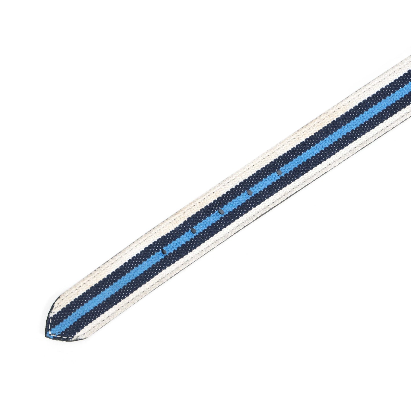 Black Leather Belt with Blue Webbing – 38mm. LB-833 Pack of 50