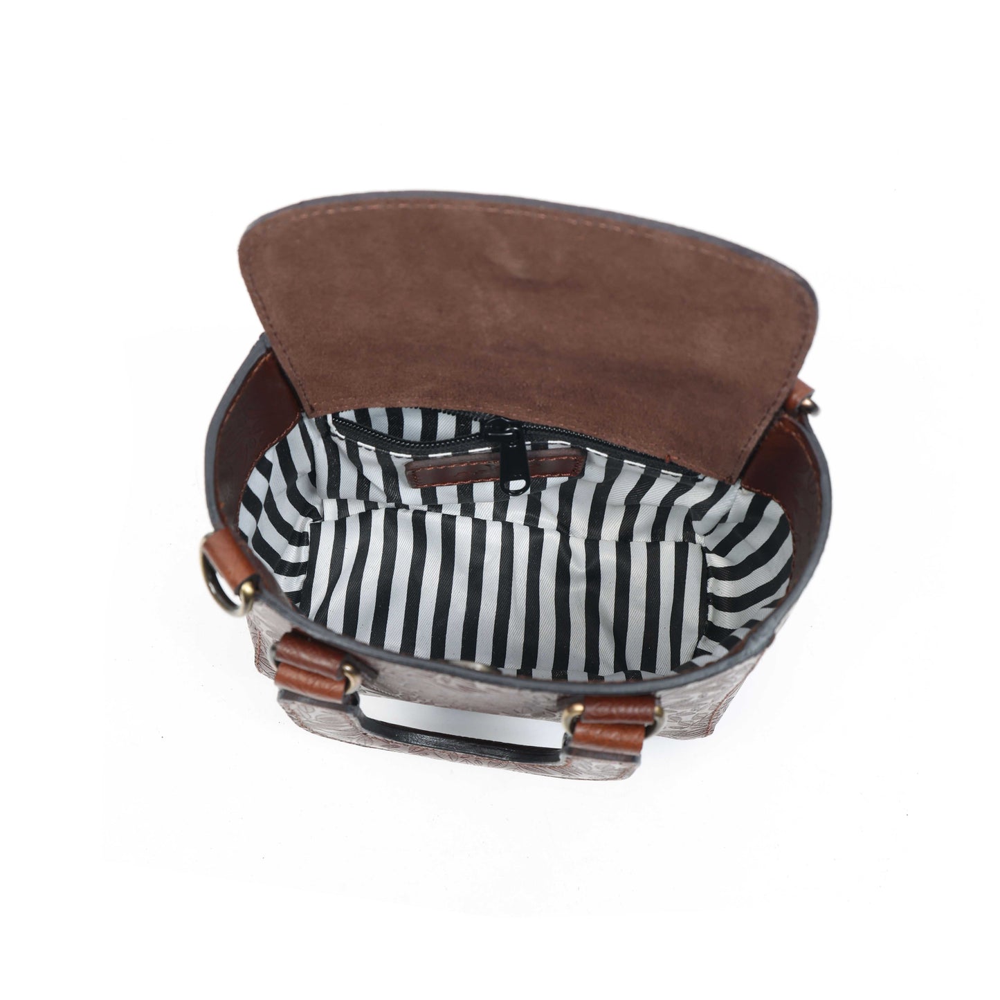 Premium Leather Designer Sling Bag – Stylish & Functional for Everyday Use.BG-1619 E Brown Pack of 25