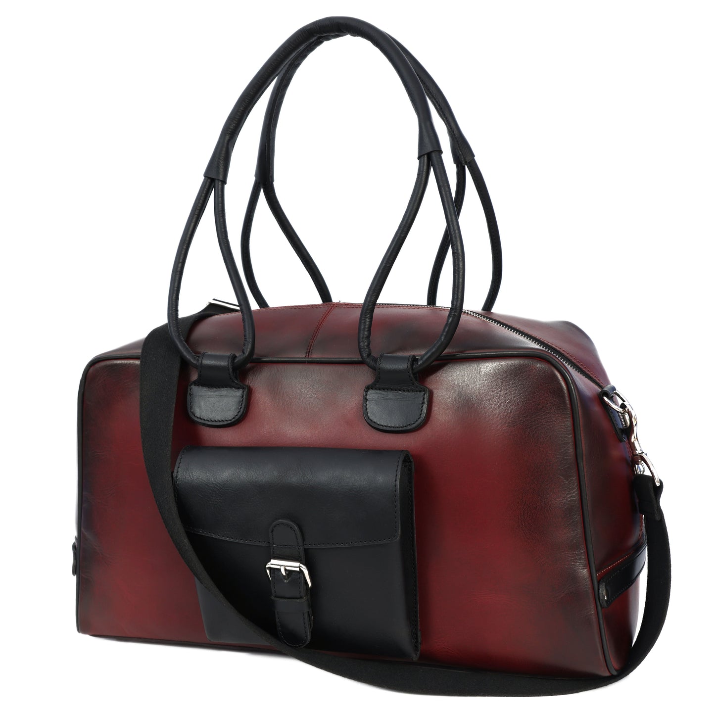 Premium Leather Stylish Duffle Bag – Elegant, Durable & Spacious Travel Companion, BG-1714 Pack of 25