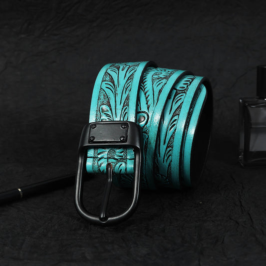 Premium Leather Carving Belt – Stylish & Handcrafted for a Timeless Look. LB-838 Pack of 50