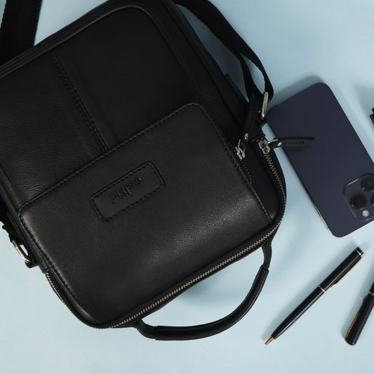 Stylish & Versatile Leather Unisex Side Bag – Perfect for Every Occasion. Art: BG-1367 Pack of 25