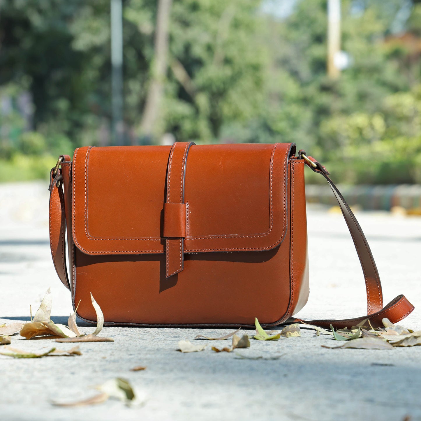 Premium Leather Sling Bag – Stylish & Functional for Everyday Use. BG-1614 Pack of 25