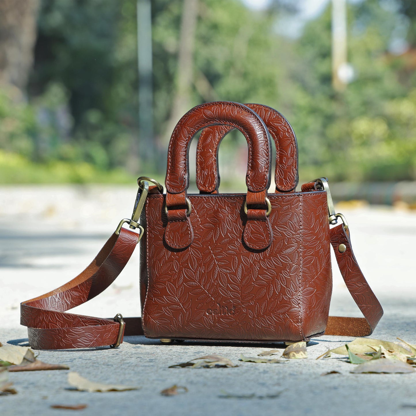 Premium Leather Designer Sling Bag – Stylish & Functional for Everyday Use.BG-1619 E Brown Pack of 25