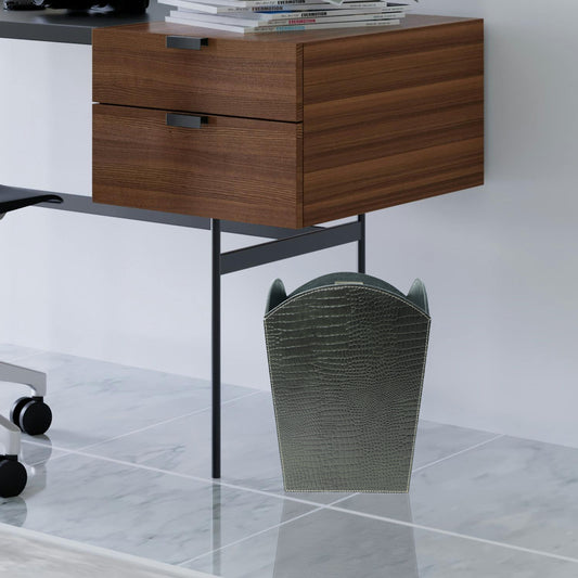 Premium Leather Dustbin for Office Use – Stylish & Functional Waste Solution Art: LD-02 Pack of 25